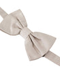 Dolce &amp; Gabbana Exquisite Silk Gray Bow Tie