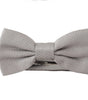 Dolce &amp; Gabbana Chic Gray Silk Bow Tie