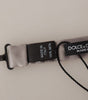 Dolce &amp; Gabbana Elegant Silver Silk Bow Tie for Sophisticated Evening