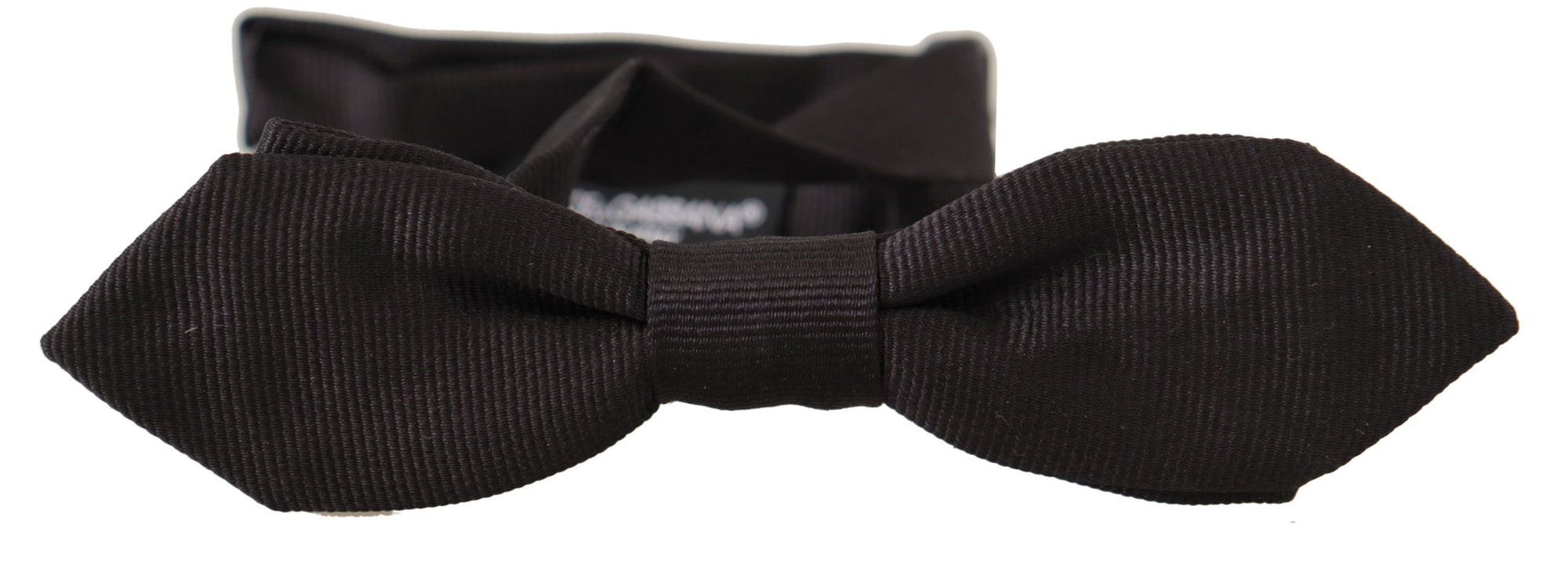 Dolce &amp; Gabbana Elegant Black Silk Bow Tie