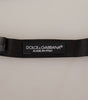 Dolce &amp; Gabbana Elegant Black Silk Bow Tie