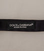Dolce &amp; Gabbana Elegant Silk Black Bow Tie