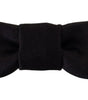 Dolce &amp; Gabbana Elegant Black Silk Bow Tie