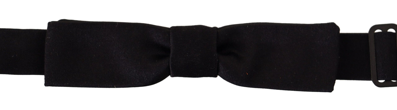 Dolce &amp; Gabbana Elegant Black Silk Bow Tie