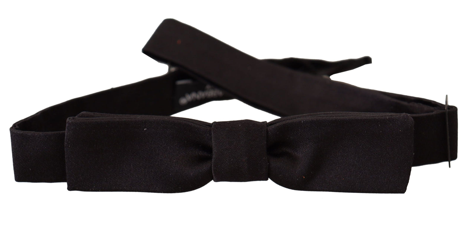 Dolce &amp; Gabbana Elegant Black Silk Bow Tie