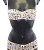 Dolce &amp; Gabbana Elegant White Sailor Print Lingerie Set