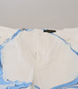 Dolce & Gabbana White Blue Denim Cotton Jeans Stretch Skinny Fit Pant