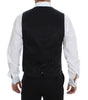 Dolce & Gabbana Gray Wool Formal Dress Vest Gilet Weste