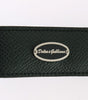 Dolce & Gabbana Elegant Green Leather Money Clip
