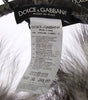 Dolce &amp; Gabbana Elegant Fur and Crystal Ear Muffs