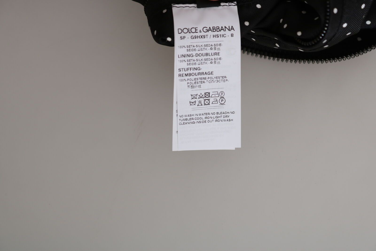 Dolce & Gabbana Black Silk Banana Leaf Print Bomber Jacket
