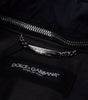 Dolce & Gabbana Black Polyester Hooded Blouson Coat Jacket