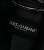 Dolce & Gabbana Black Polyester Hooded Blouson Coat Jacket