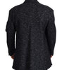 Dolce & Gabbana Black Wool Double Breasted Coat Men Jacket