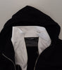 Dolce & Gabbana Black Polyester Hooded Full Zip Jacket