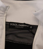 Dolce & Gabbana Black Polyester Hooded Full Zip Jacket