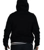 Dolce & Gabbana Black Polyester Hooded Full Zip Jacket