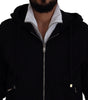 Dolce & Gabbana Black Polyester Hooded Full Zip Jacket