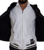 Dolce & Gabbana Black Polyester Hooded Full Zip Jacket