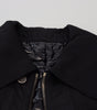 Dolce & Gabbana Black Wool Collared Full Zip Jacket