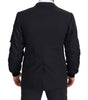 Dolce & Gabbana Black Wool Full Zip Long Sleeves Jacket