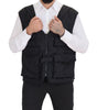 Dolce & Gabbana Black Nylon Full Zip Sleeveless Jacket