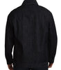 Dolce & Gabbana Black Cotton Full Button Denim Jacket