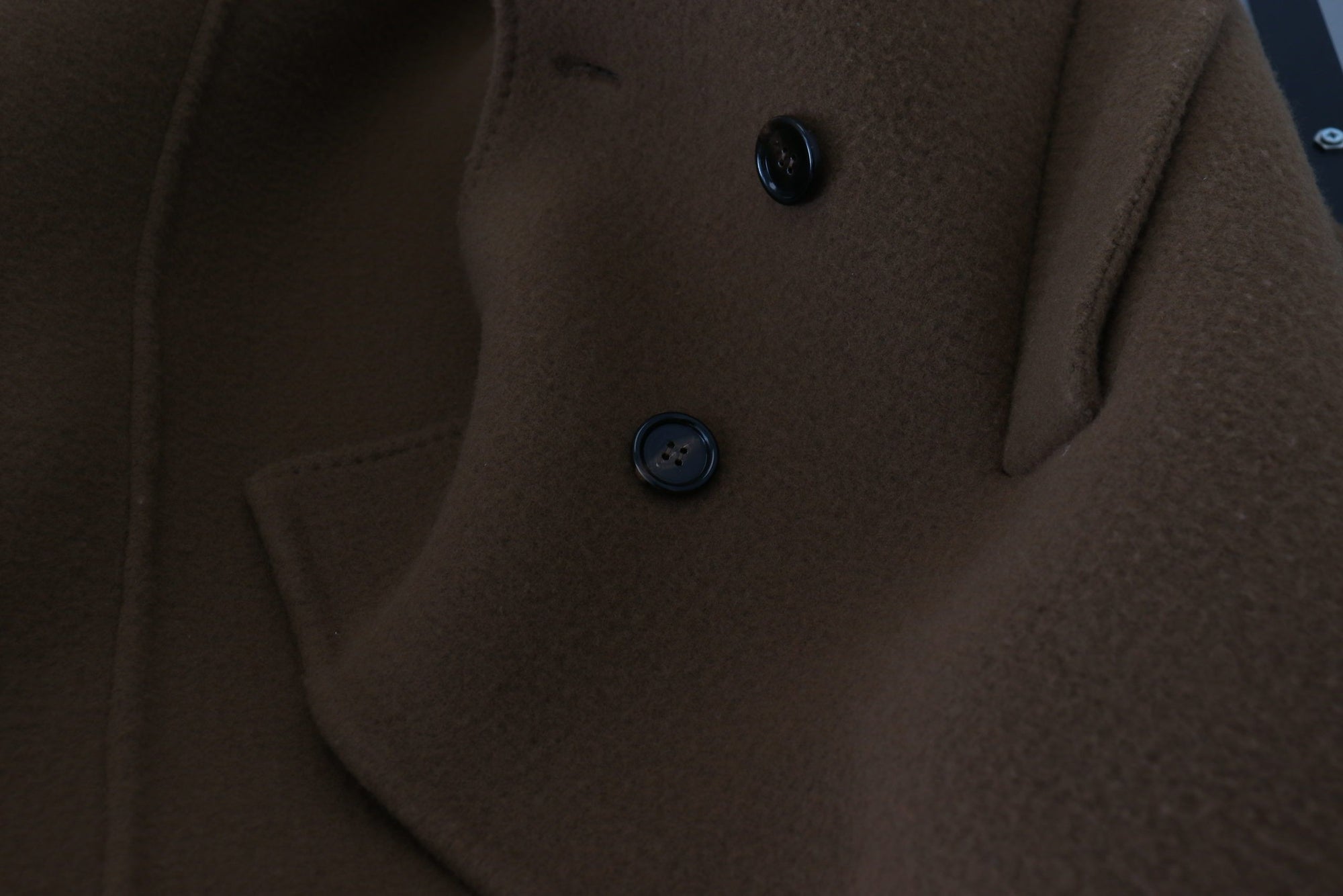 Dolce & Gabbana Brown Nylon Double Breasted Coat Jacket