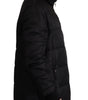 Dolce & Gabbana Black Nylon Hooded Parka Coat Winter Jacket