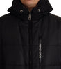 Dolce & Gabbana Black Nylon Hooded Parka Coat Winter Jacket