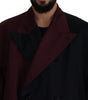 Dolce & Gabbana Bordeaux Polyester Double Breasted Jacket