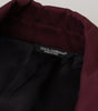 Dolce & Gabbana Bordeaux Polyester Double Breasted Jacket