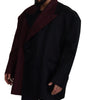 Dolce & Gabbana Bordeaux Polyester Double Breasted Jacket