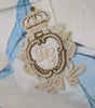 Dolce & Gabbana White Cotton Logo Embroidery Denim Jacket