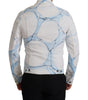 Dolce & Gabbana White Cotton Logo Embroidery Denim Jacket
