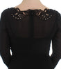 Dolce & Gabbana Black Silk Stretch Sheath Dress