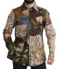 Dolce & Gabbana Multicolor Button Down Patchwork Shirt