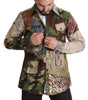 Dolce & Gabbana Multicolor Button Down Patchwork Shirt
