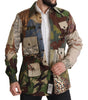 Dolce & Gabbana Multicolor Button Down Patchwork Shirt