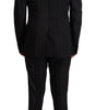 Costume deux pièces slim à rayures noires élégant de Dolce &amp; Gabbana