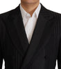 Costume deux pièces slim à rayures noires élégant de Dolce &amp; Gabbana