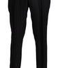 Costume deux pièces slim à rayures noires élégant de Dolce &amp; Gabbana