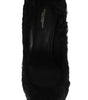 Escarpins élégants Dolce &amp; Gabbana en cuir fourrure Xiangao de luxe