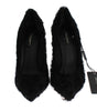 Escarpins élégants Dolce &amp; Gabbana en cuir fourrure Xiangao de luxe