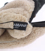 Dolce & Gabbana Gray Wool Shearling Studded Green Leopard Gloves