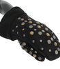 Gants élégants en laine grise cloutée Dolce &amp; Gabbana