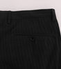 Dolce & Gabbana Blue Striped Cotton Dress Formal Pants