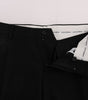 Dolce & Gabbana Black Striped Wool Stretch Pants