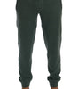 Dolce & Gabbana Green Cashmere Training Pants