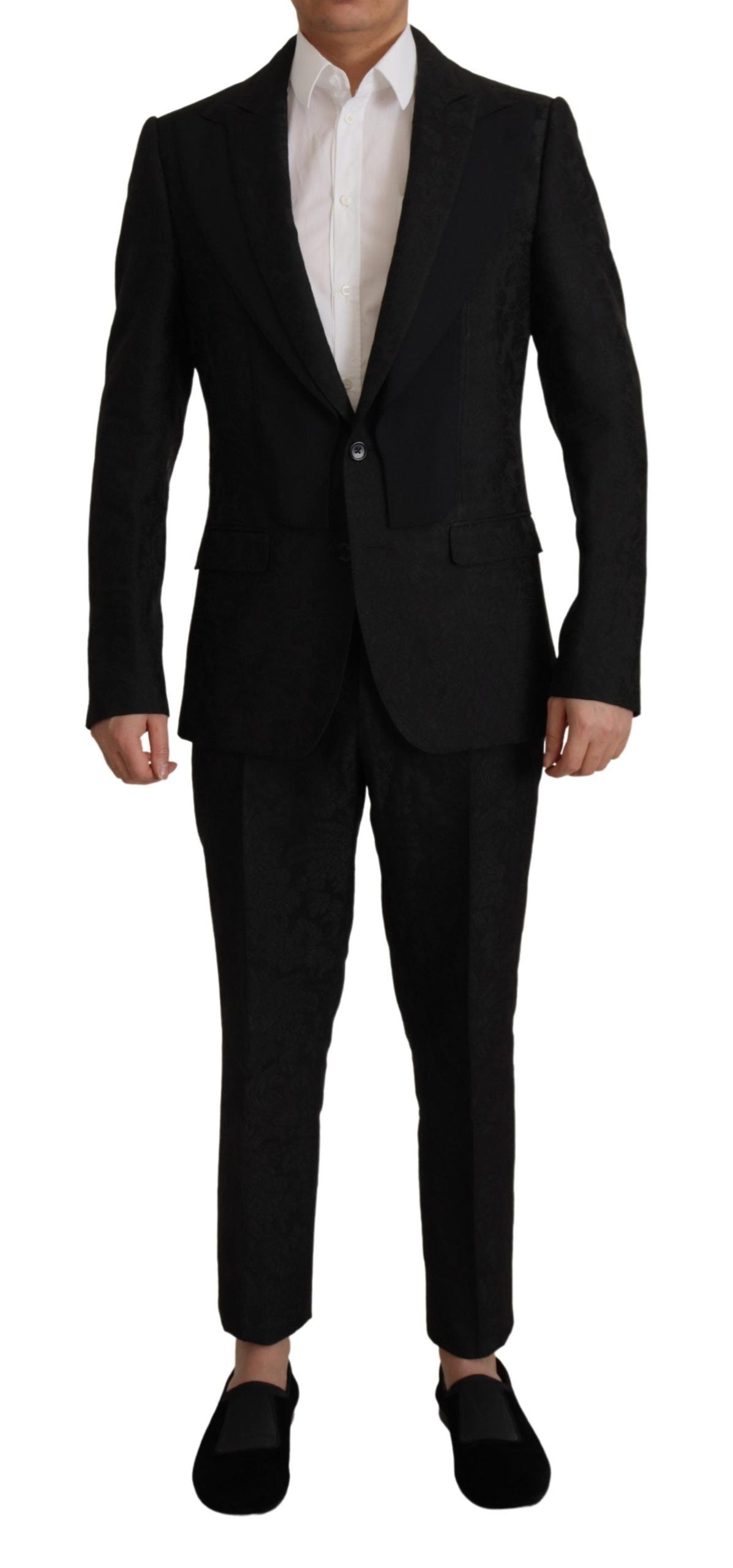 Costume Martini deux pièces noir élégant Dolce &amp; Gabbana